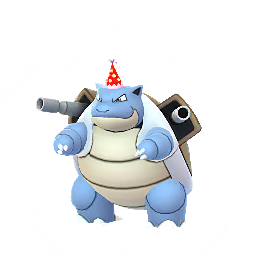 blastoise with party hat