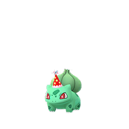 bulbasaur with party hat