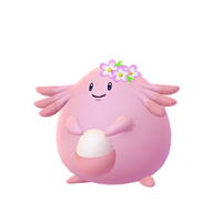 chansey with flower crown