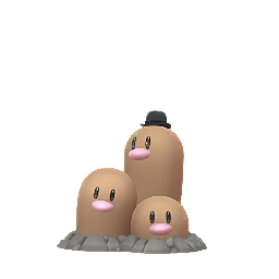dugtrio with hat