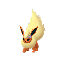 flareon with flower crown