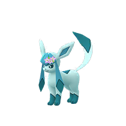 glaceon with flower crown