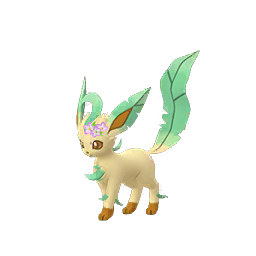 leafeon with flower crown