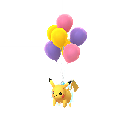pikachu violet balloons