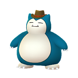 snorlax with cowboy hat