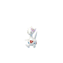 togetic with flower crown