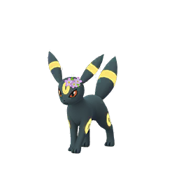 umbreon with flower crown