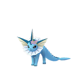 vaporeon with flower crown