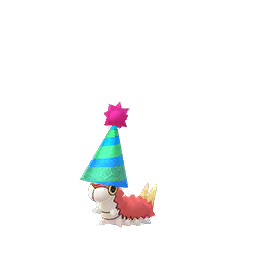 wurmple with party hat